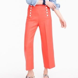 J.Crew linen sailor pant